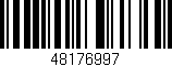 Código de barras (EAN, GTIN, SKU, ISBN): '48176997'