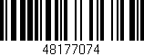 Código de barras (EAN, GTIN, SKU, ISBN): '48177074'