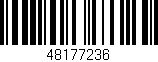 Código de barras (EAN, GTIN, SKU, ISBN): '48177236'