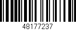 Código de barras (EAN, GTIN, SKU, ISBN): '48177237'