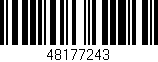 Código de barras (EAN, GTIN, SKU, ISBN): '48177243'