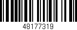 Código de barras (EAN, GTIN, SKU, ISBN): '48177319'