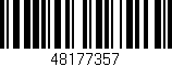 Código de barras (EAN, GTIN, SKU, ISBN): '48177357'