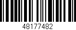 Código de barras (EAN, GTIN, SKU, ISBN): '48177482'