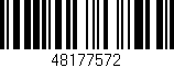 Código de barras (EAN, GTIN, SKU, ISBN): '48177572'
