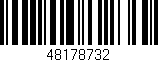 Código de barras (EAN, GTIN, SKU, ISBN): '48178732'