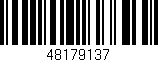Código de barras (EAN, GTIN, SKU, ISBN): '48179137'