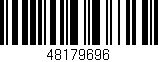 Código de barras (EAN, GTIN, SKU, ISBN): '48179696'