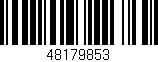Código de barras (EAN, GTIN, SKU, ISBN): '48179853'