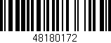Código de barras (EAN, GTIN, SKU, ISBN): '48180172'