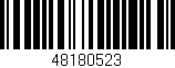Código de barras (EAN, GTIN, SKU, ISBN): '48180523'