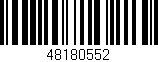 Código de barras (EAN, GTIN, SKU, ISBN): '48180552'