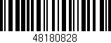 Código de barras (EAN, GTIN, SKU, ISBN): '48180828'
