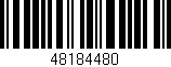 Código de barras (EAN, GTIN, SKU, ISBN): '48184480'