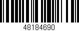 Código de barras (EAN, GTIN, SKU, ISBN): '48184690'