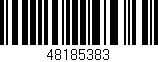 Código de barras (EAN, GTIN, SKU, ISBN): '48185383'