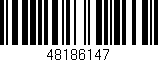 Código de barras (EAN, GTIN, SKU, ISBN): '48186147'