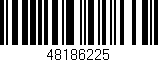 Código de barras (EAN, GTIN, SKU, ISBN): '48186225'