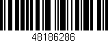 Código de barras (EAN, GTIN, SKU, ISBN): '48186286'