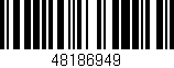 Código de barras (EAN, GTIN, SKU, ISBN): '48186949'