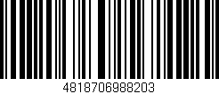 Código de barras (EAN, GTIN, SKU, ISBN): '4818706988203'