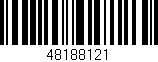 Código de barras (EAN, GTIN, SKU, ISBN): '48188121'