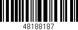 Código de barras (EAN, GTIN, SKU, ISBN): '48188187'