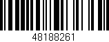 Código de barras (EAN, GTIN, SKU, ISBN): '48188261'