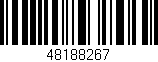 Código de barras (EAN, GTIN, SKU, ISBN): '48188267'