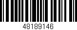 Código de barras (EAN, GTIN, SKU, ISBN): '48189146'