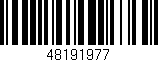 Código de barras (EAN, GTIN, SKU, ISBN): '48191977'