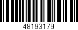 Código de barras (EAN, GTIN, SKU, ISBN): '48193179'