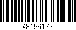 Código de barras (EAN, GTIN, SKU, ISBN): '48196172'