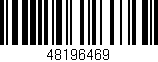 Código de barras (EAN, GTIN, SKU, ISBN): '48196469'