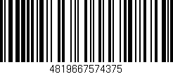 Código de barras (EAN, GTIN, SKU, ISBN): '4819667574375'