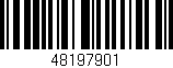 Código de barras (EAN, GTIN, SKU, ISBN): '48197901'