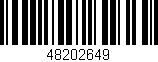 Código de barras (EAN, GTIN, SKU, ISBN): '48202649'