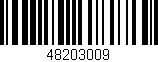 Código de barras (EAN, GTIN, SKU, ISBN): '48203009'