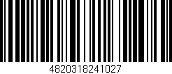 Código de barras (EAN, GTIN, SKU, ISBN): '4820318241027'
