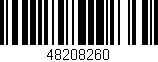 Código de barras (EAN, GTIN, SKU, ISBN): '48208260'