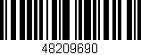 Código de barras (EAN, GTIN, SKU, ISBN): '48209690'