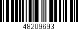 Código de barras (EAN, GTIN, SKU, ISBN): '48209693'