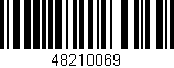 Código de barras (EAN, GTIN, SKU, ISBN): '48210069'