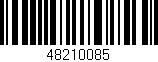 Código de barras (EAN, GTIN, SKU, ISBN): '48210085'