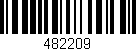 Código de barras (EAN, GTIN, SKU, ISBN): '482209'