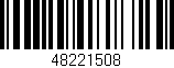 Código de barras (EAN, GTIN, SKU, ISBN): '48221508'