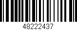 Código de barras (EAN, GTIN, SKU, ISBN): '48222437'