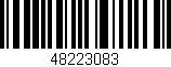 Código de barras (EAN, GTIN, SKU, ISBN): '48223083'