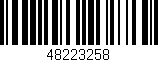Código de barras (EAN, GTIN, SKU, ISBN): '48223258'