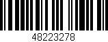 Código de barras (EAN, GTIN, SKU, ISBN): '48223278'